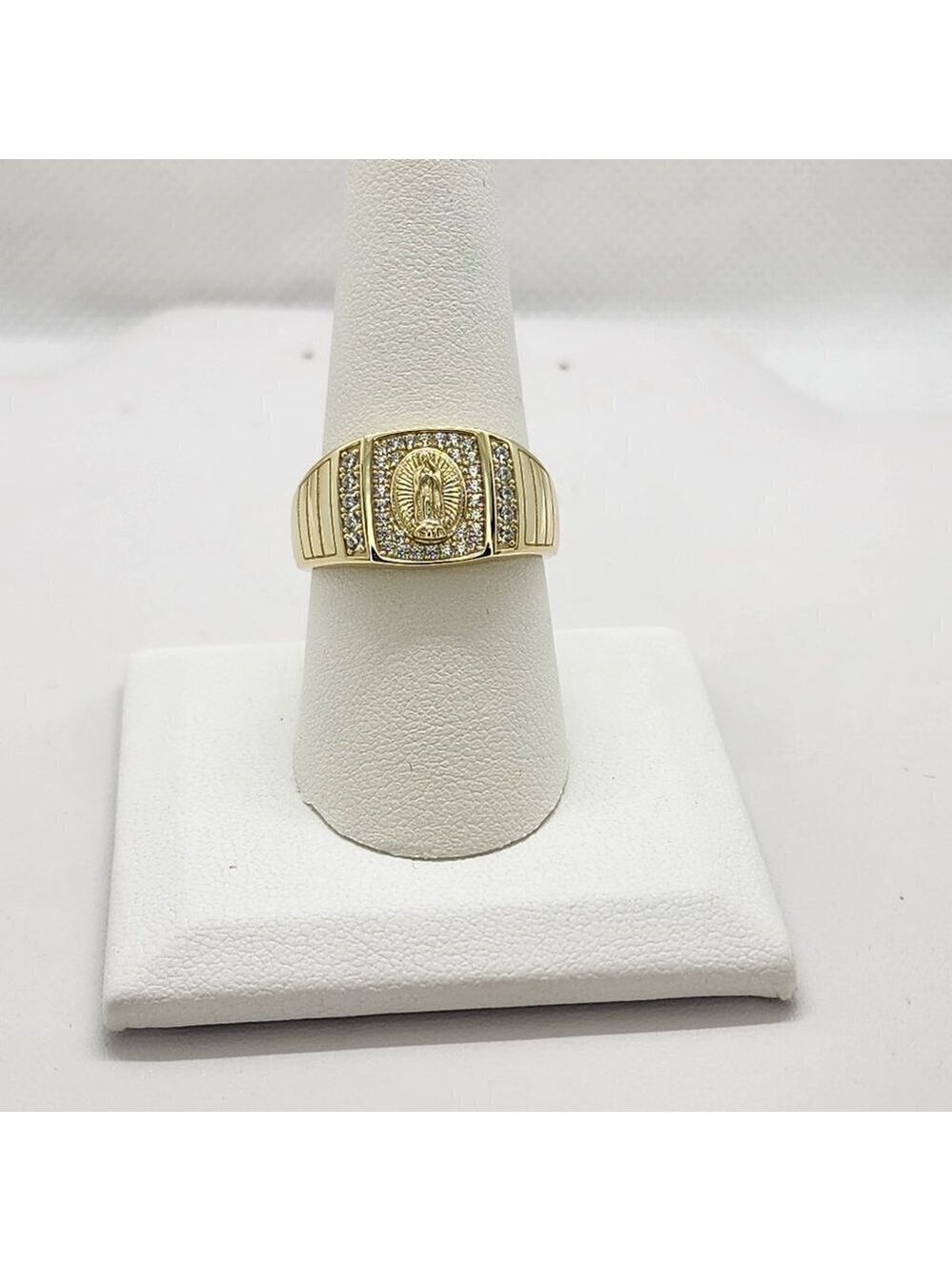 Brand New Sterling Silver 925 Virgen De Guadalupe Ring